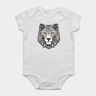LION-FACE Baby Bodysuit